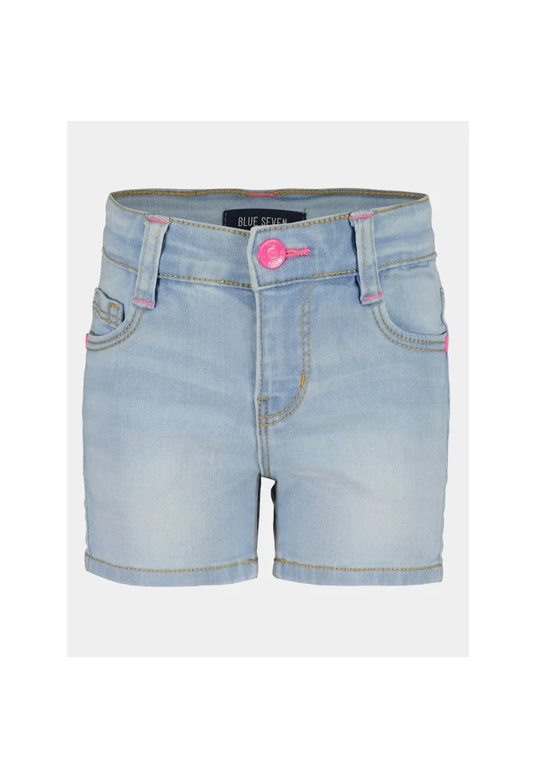 Pantaloni scurti fete,  303573423, Albastru, Bumbac