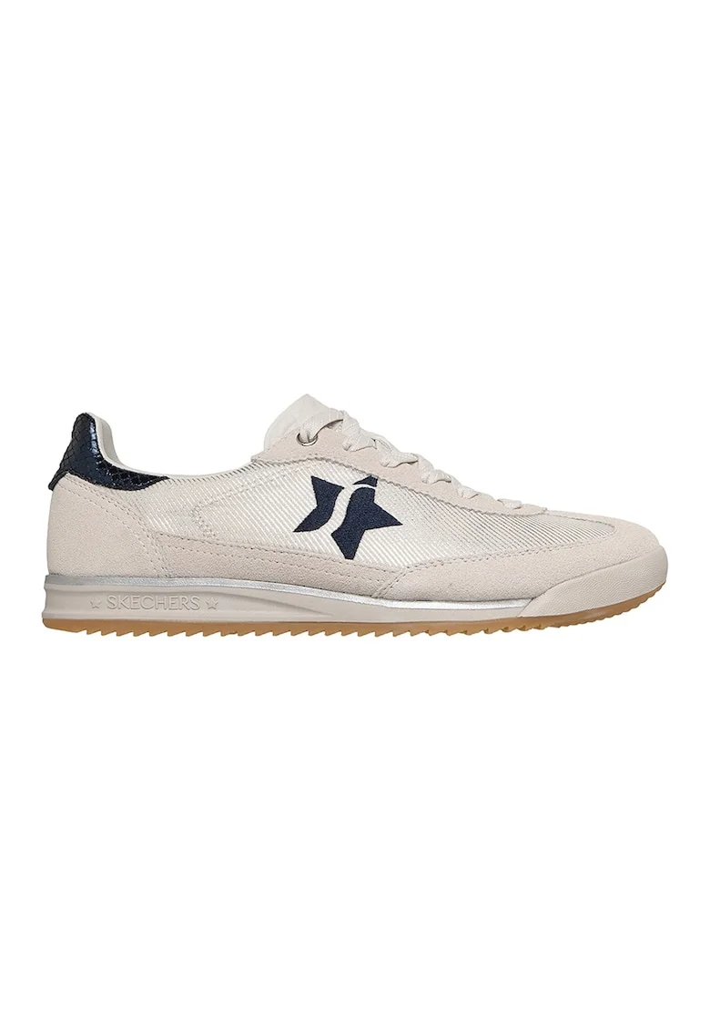 Pantofi sport SKX 92 Perfectly cu garnituri din piele intoarsa stralucitoare, Albastru ultramarin/Alb murdar