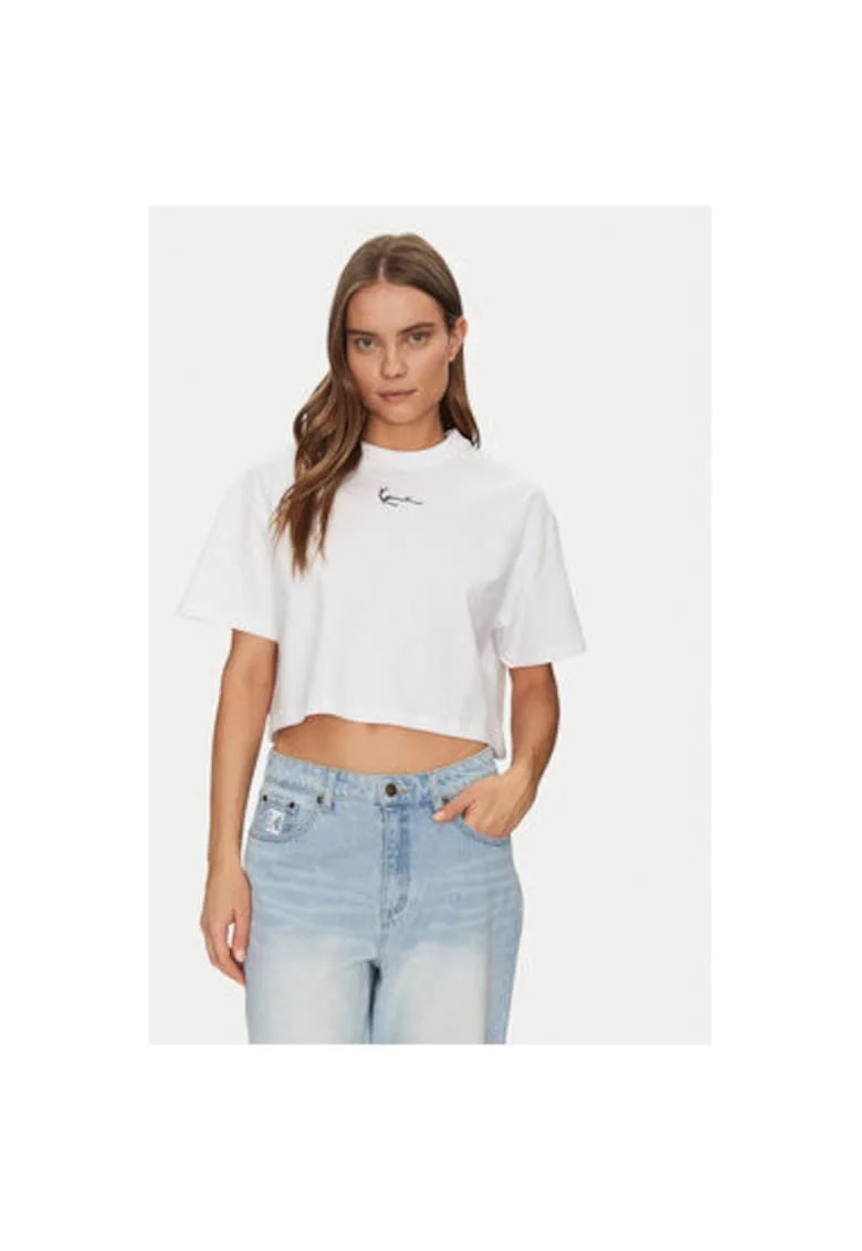 Tricou dama,  305293510, Bumbac, XL INTL, Alb
