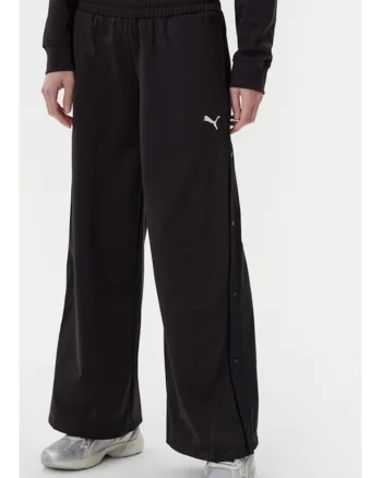 Pantaloni dama,  304577239, Poliester reciclat, XL INTL, Negru