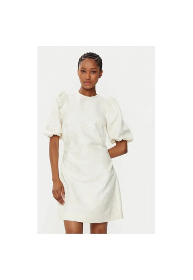 Rochie dama,  305031594, Lana/Bumbac/Poliester, Bej, Bej