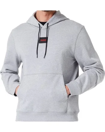 Hanorac barbati,  Bumbac, Gri/Negru, Gri