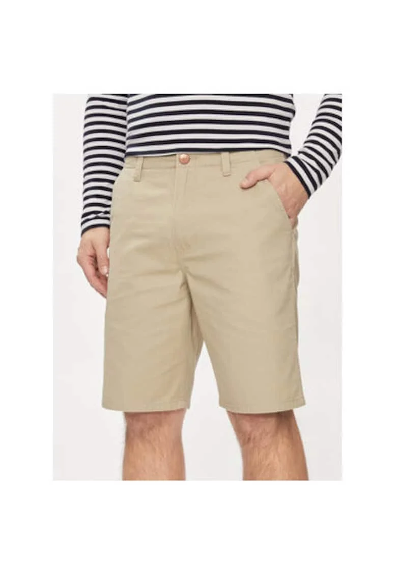 Pantaloni scurti barbati,  303594787, Bumbac, Bej, Bej