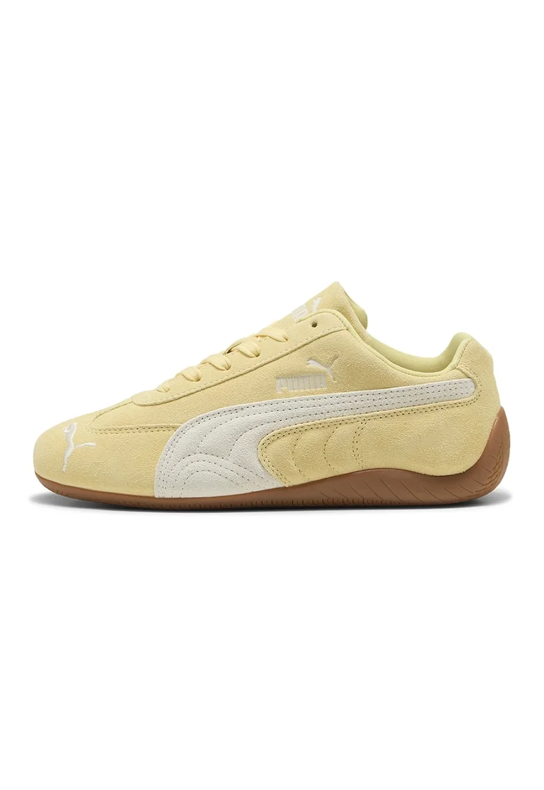 Pantofi sport Speedcat OG unisex din piele intoarsa, Portocaliu pal/Alb murdar