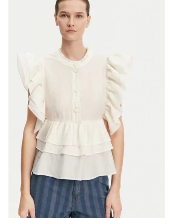Bluza dama,  304892844, Lyocell, Bej, Bej