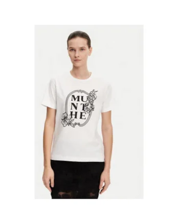 Tricou dama,  304892868, Bumbac organic, Alb, Alb
