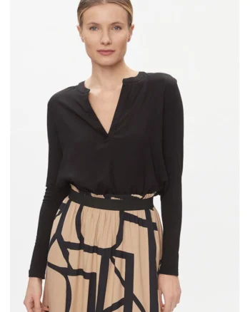 Bluza dama,  303580698, Viscoza, Negru, Negru