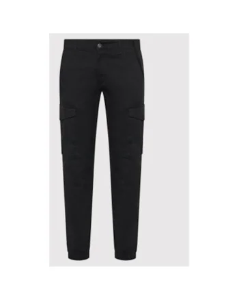 Pantaloni barbati,  208742900, Bumbac organic, W38-L32 US, Negru