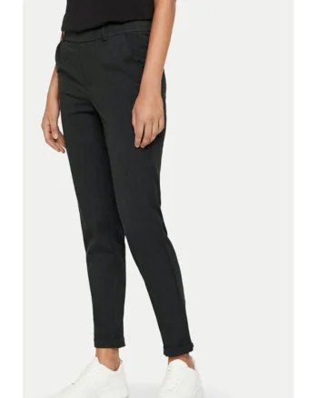 Pantaloni dama,  304333293, Poliester/Viscoza, Gri