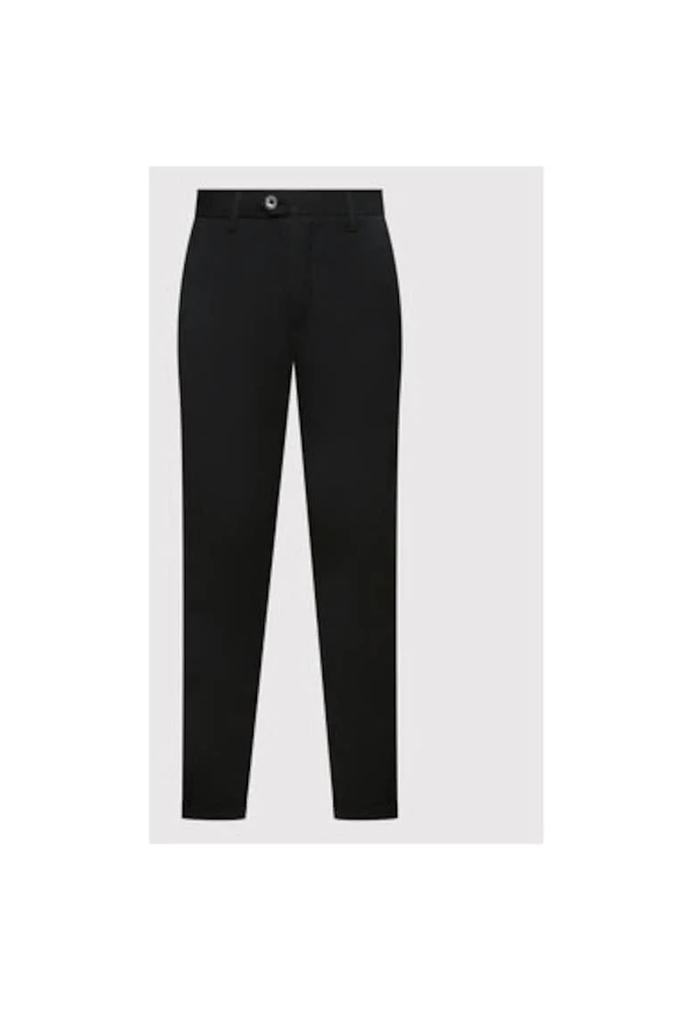 Pantaloni barbati,  300066485, Poliester/Viscoza, Negru, Negru