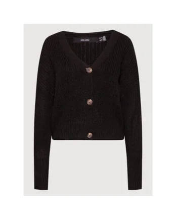 Cardigan dama,  209233544, Acril, Negru, Negru