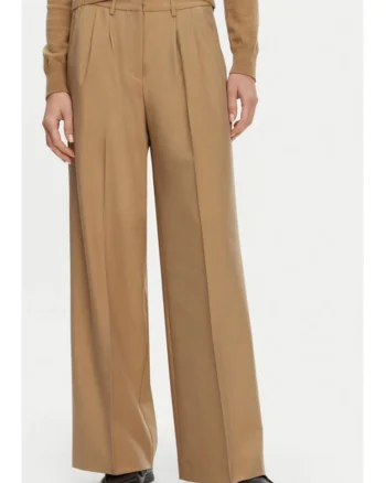 Pantaloni dama,  305138897, Poliester/Rayon, Bej, Bej
