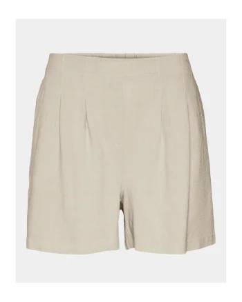 Pantaloni scurti dama,  303612788, Bej, Viscoza