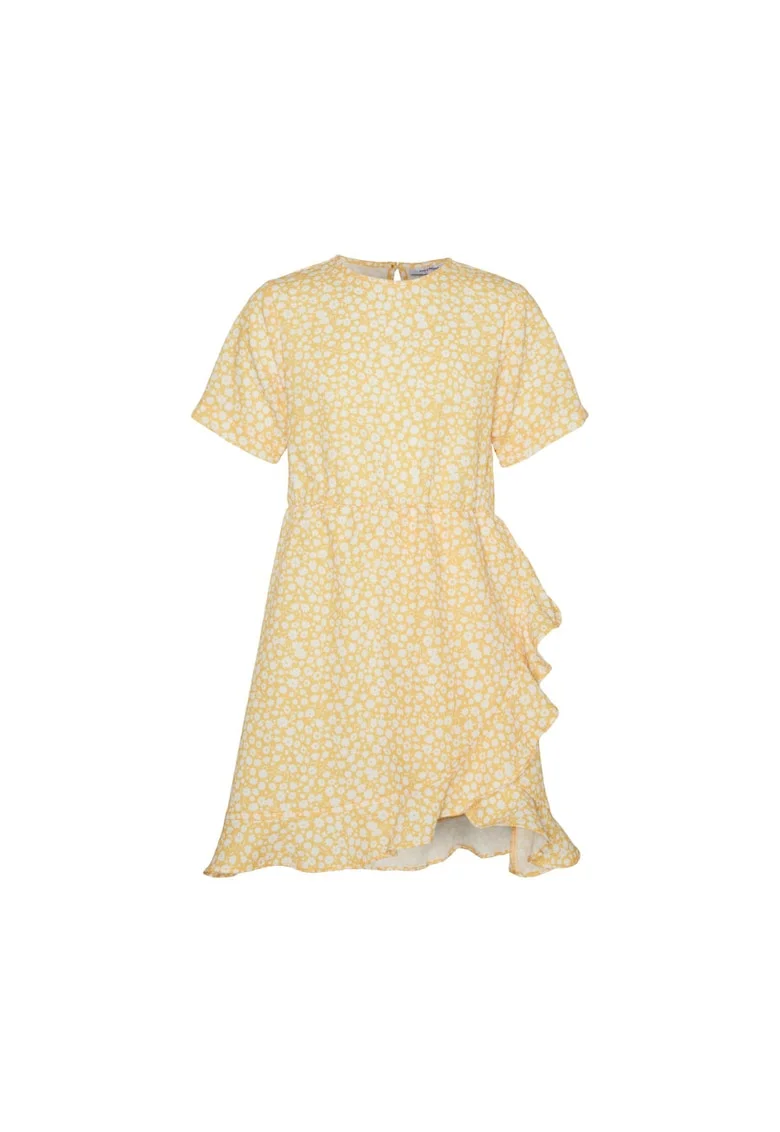 Rochie fete,  Girl, 302150205, Poliester, Galben, Galben