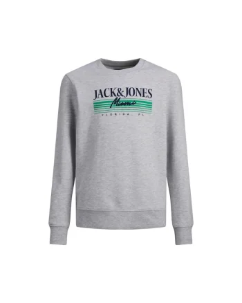 Hanorac Baieti, Jack&Jones Junior, 302035021, Bumbac/Poliester, Alb, Alb