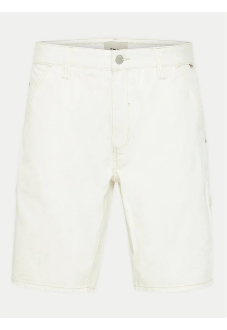 Pantaloni scurti barbati,  303530440, Bumbac, Alb, Alb