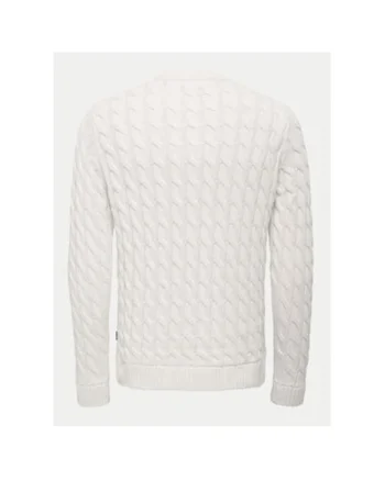 Pulover barbati,  304493355, Bumbac/Poliester, 2XL INTL, Bej