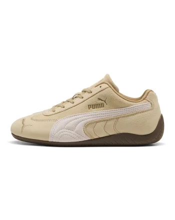 Pantofi sport Speedcat Wine Club de piele intoarsa, Alb/Galben vanilie