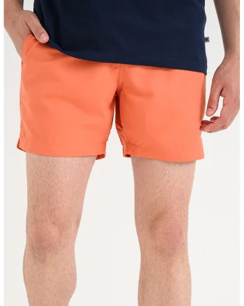 Pantaloni scurti de baie cu snur, Rosu