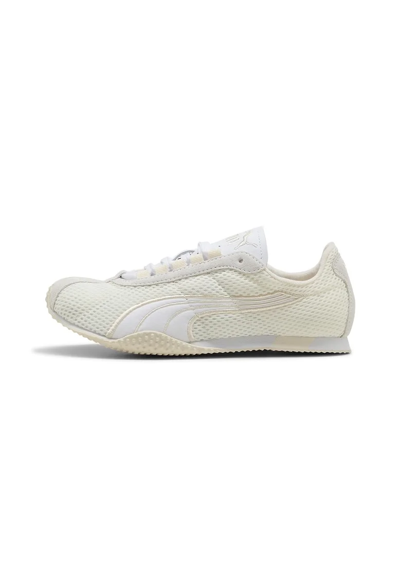 Pantofi sport H-Street Warm cu insertii de plasa, Alb optic/Crem