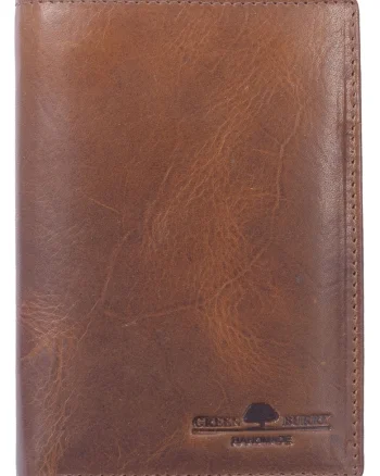 Portofel barbati piele naturala 9 x 12.5 x 2 cm, Newport,, Maro