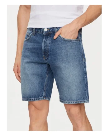 Pantaloni barbati,  61171, Bumbac, Albastru