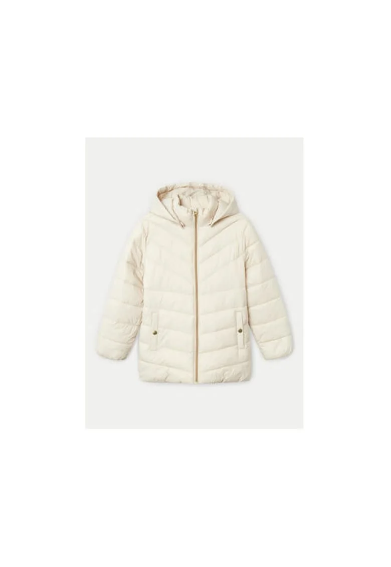 Geaca fete,  303869991, Nylon, Bej, Bej