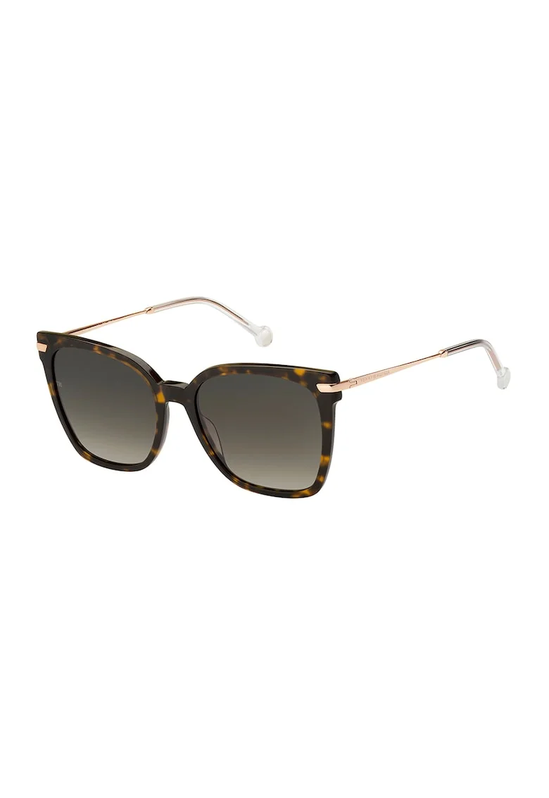 Ochelari de soare butterfly cu lentile in degrade, Maro/Maro scortisoara/Auriu rose