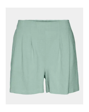 Pantaloni scurti dama,  303612771, Verde, Viscoza