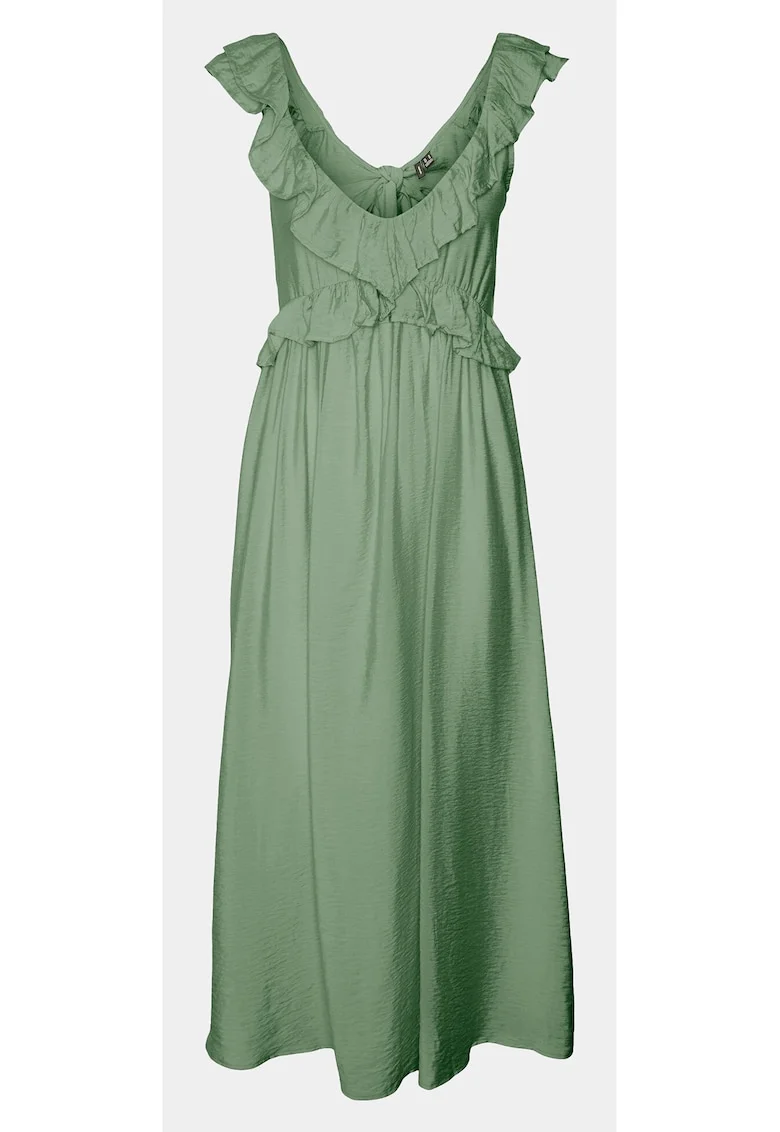 Rochie dama,  303612429, Verde, Viscoza