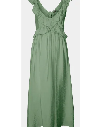 Rochie dama,  303612429, Verde, Viscoza