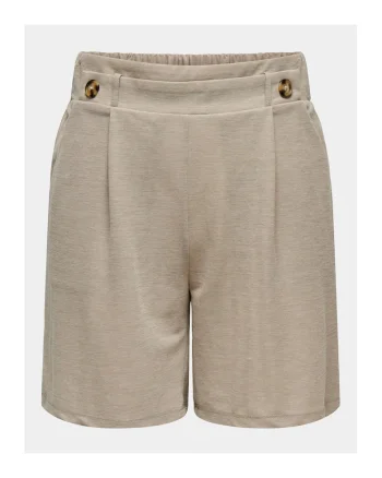 Pantaloni scurti dama,  303709341, Bej, Viscoza