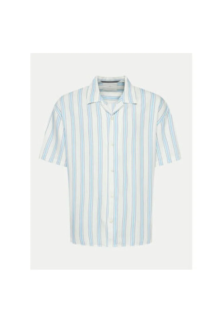 Camasa barbati,  304376276, Bumbac/In/Viscoza, 2XL INTL, Albastru