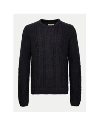 Pulover barbati,  304400636, Acril/Bumbac, Negru, Negru