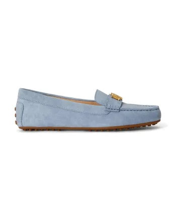 Lauren Ralph Lauren mocasini pentru femei, din piele întoarsă Barnsbury