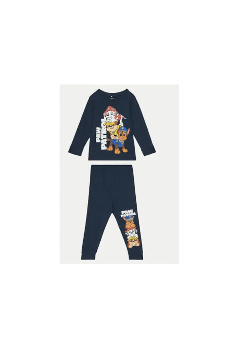 Pijama baieti,  304718410, Bumbac, Albastru, Albastru