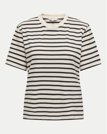 Tricou dama,  304791024, Bumbac, Bej, Bej