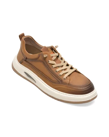 Pantofi sport BITE THE BULLET maro, 86050, din piele naturala