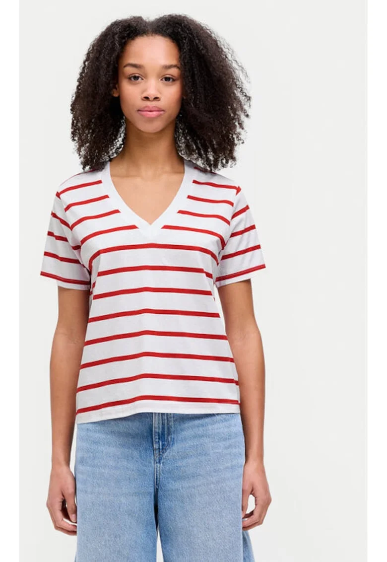 Tricou dama,  304703232, Bumbac organic, Negru, Negru