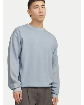 Bluza barbati,  304783036, Bumbac, Albastru, Albastru