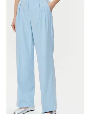 Pantaloni dama,  304951299, Poliester reciclat/Viscoza, Albastru