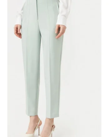 Pantaloni dama,  304783869, Poliester reciclat/Poliester, Verde