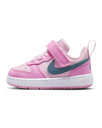 Pantofi sport Court Borough cu inchidere velcro, Gri/Roz