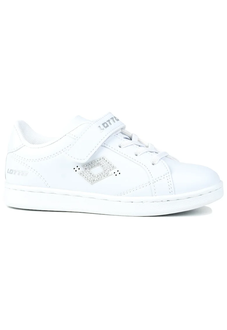 Pantofi copii,  JAMBOL GC K, alb, material sintetic, sistem inchidere velcro