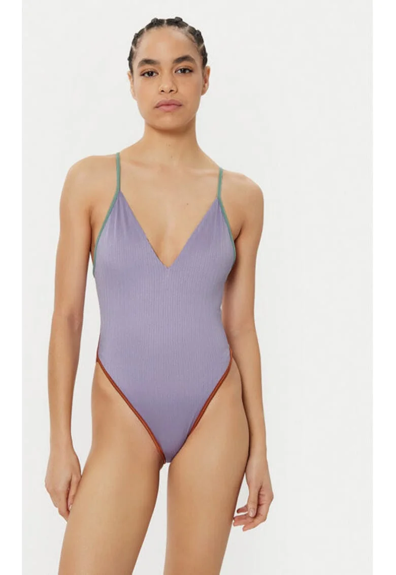 Costum de baie dama,  305166487, Poliamida, Violet, Violet