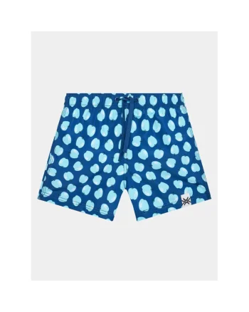 Pantaloni inot baieti,  302020133, Poliester, Albastru, Albastru