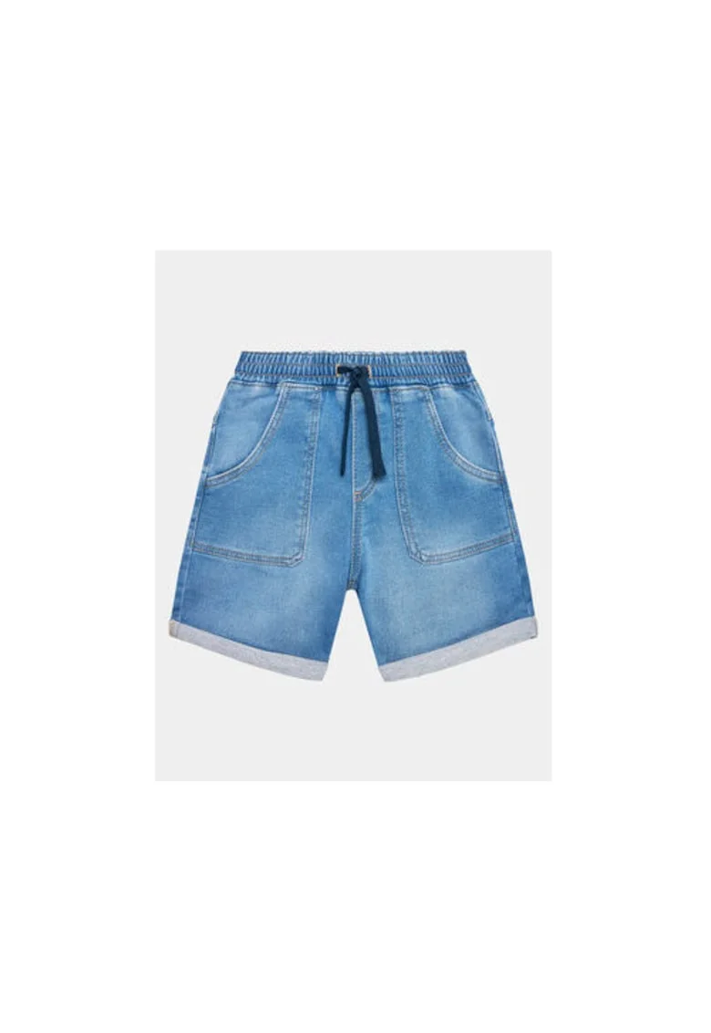 Pantaloni scurti baieti,  301774013, Bumbac, Albastru, Albastru