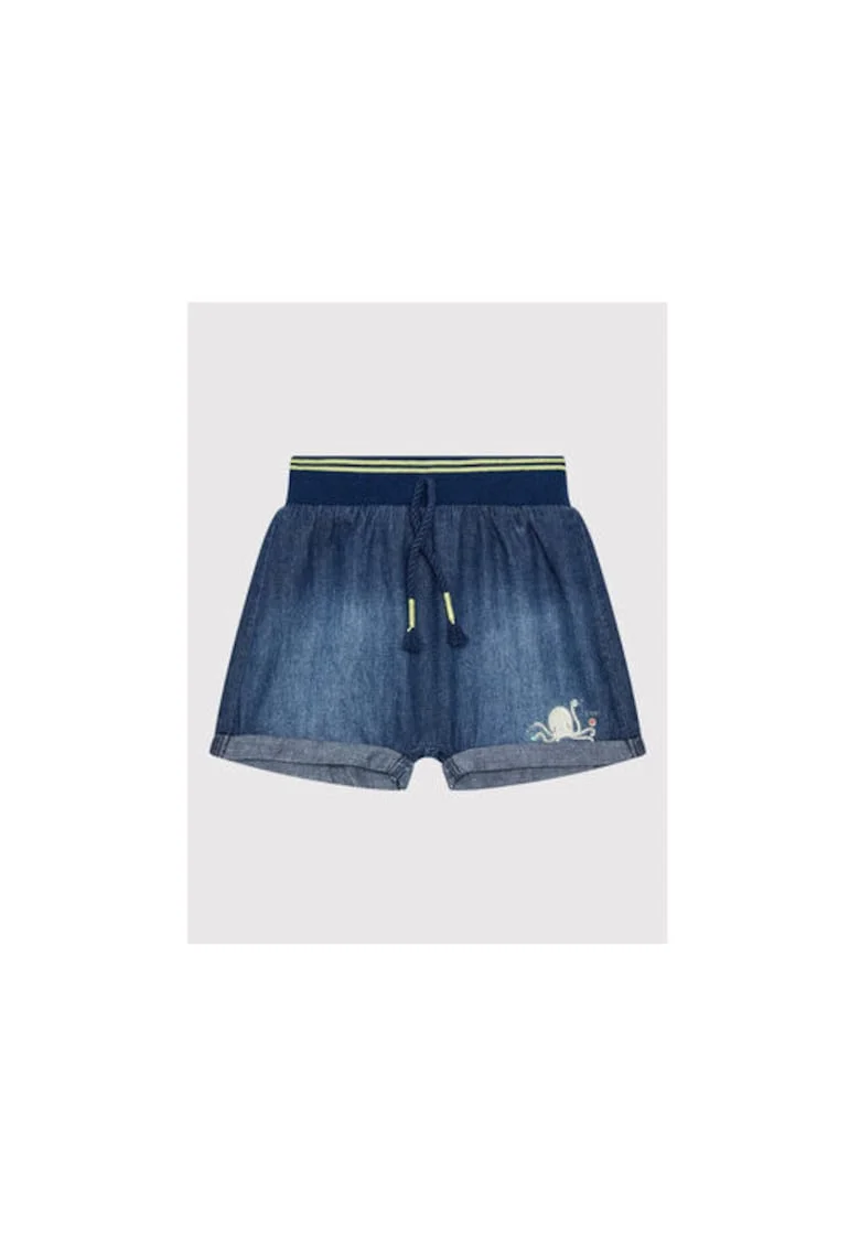 Pantaloni scurti baieti,  300176849, Bumbac, Albastru, Albastru