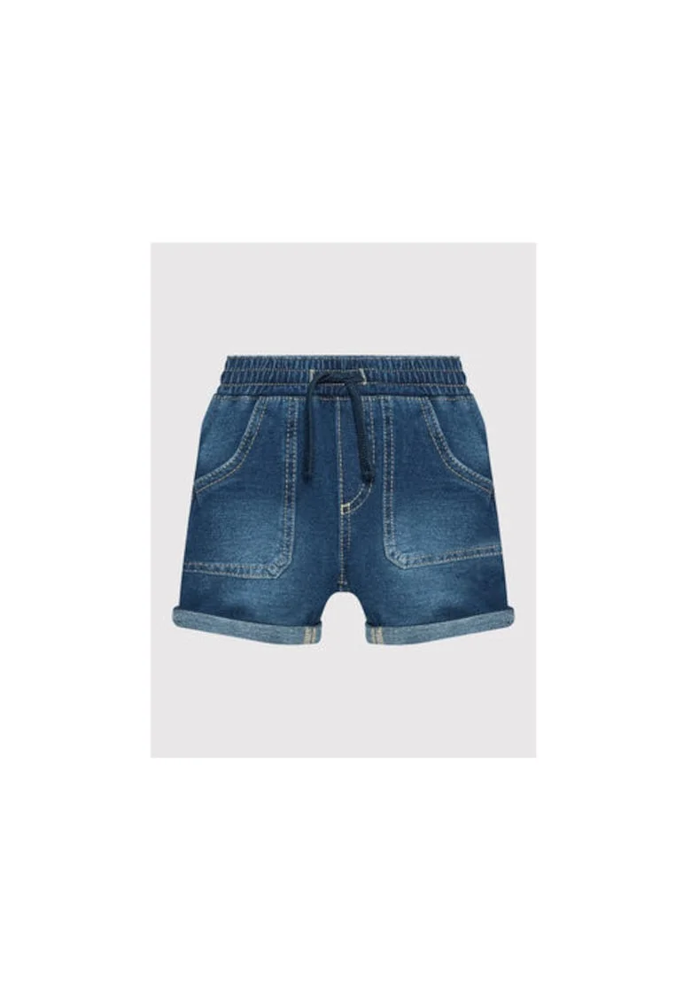Pantaloni scurti baieti,  300151327, Bumbac, Albastru, Albastru