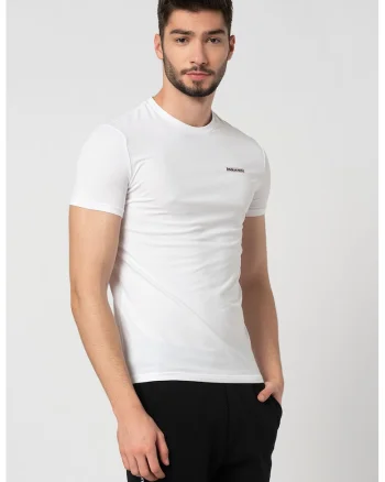Tricou de casa cu logo, Alb
